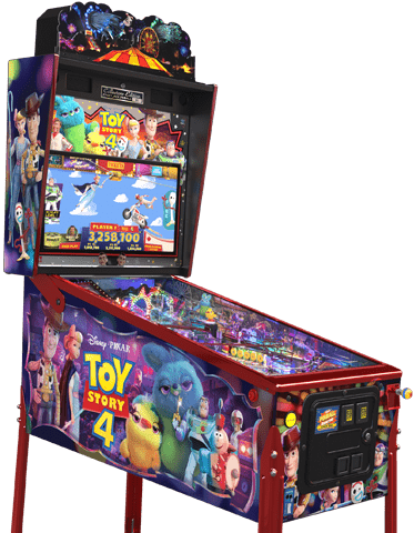 Toy story store 4 pinball machine